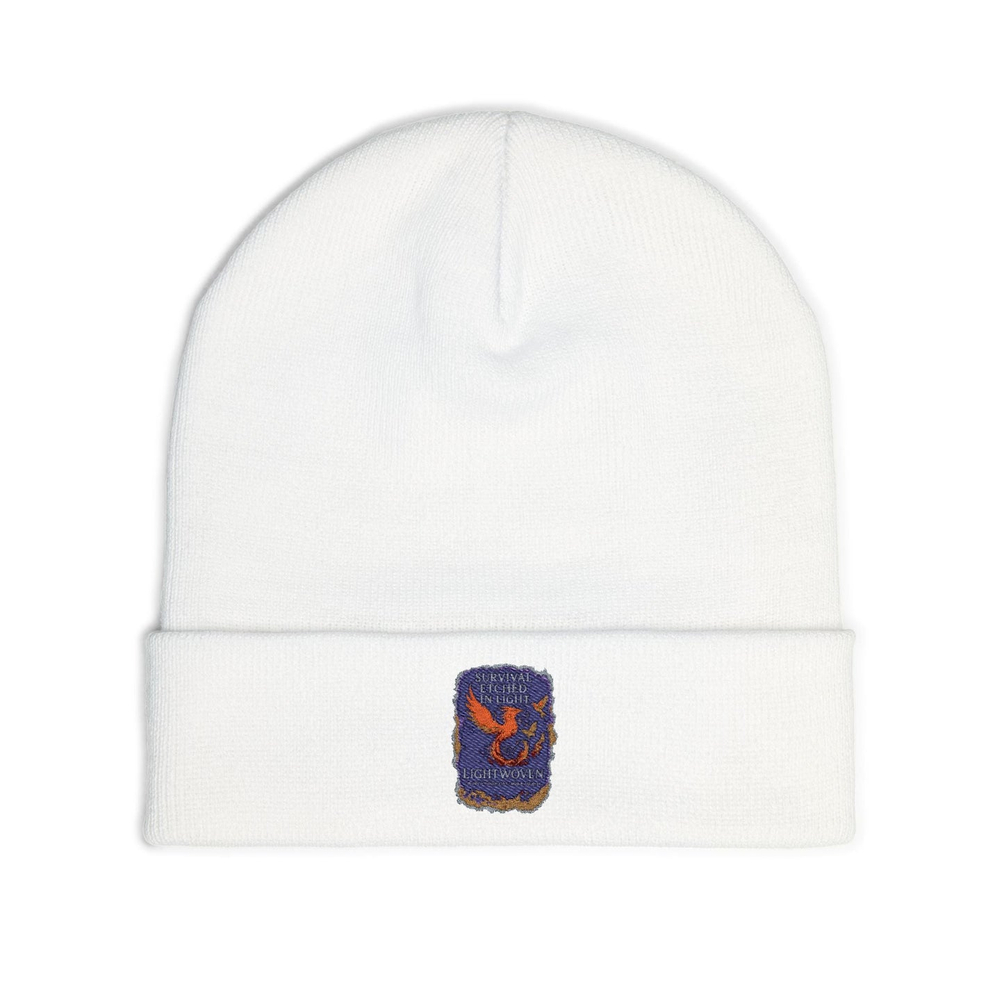 Lightwoven “SurvivalEtched in Light” beanie - Moon Mama Inspired’s Lightwoven