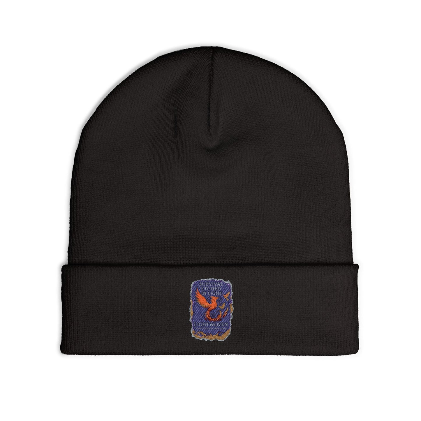Lightwoven “SurvivalEtched in Light” beanie - Moon Mama Inspired’s Lightwoven