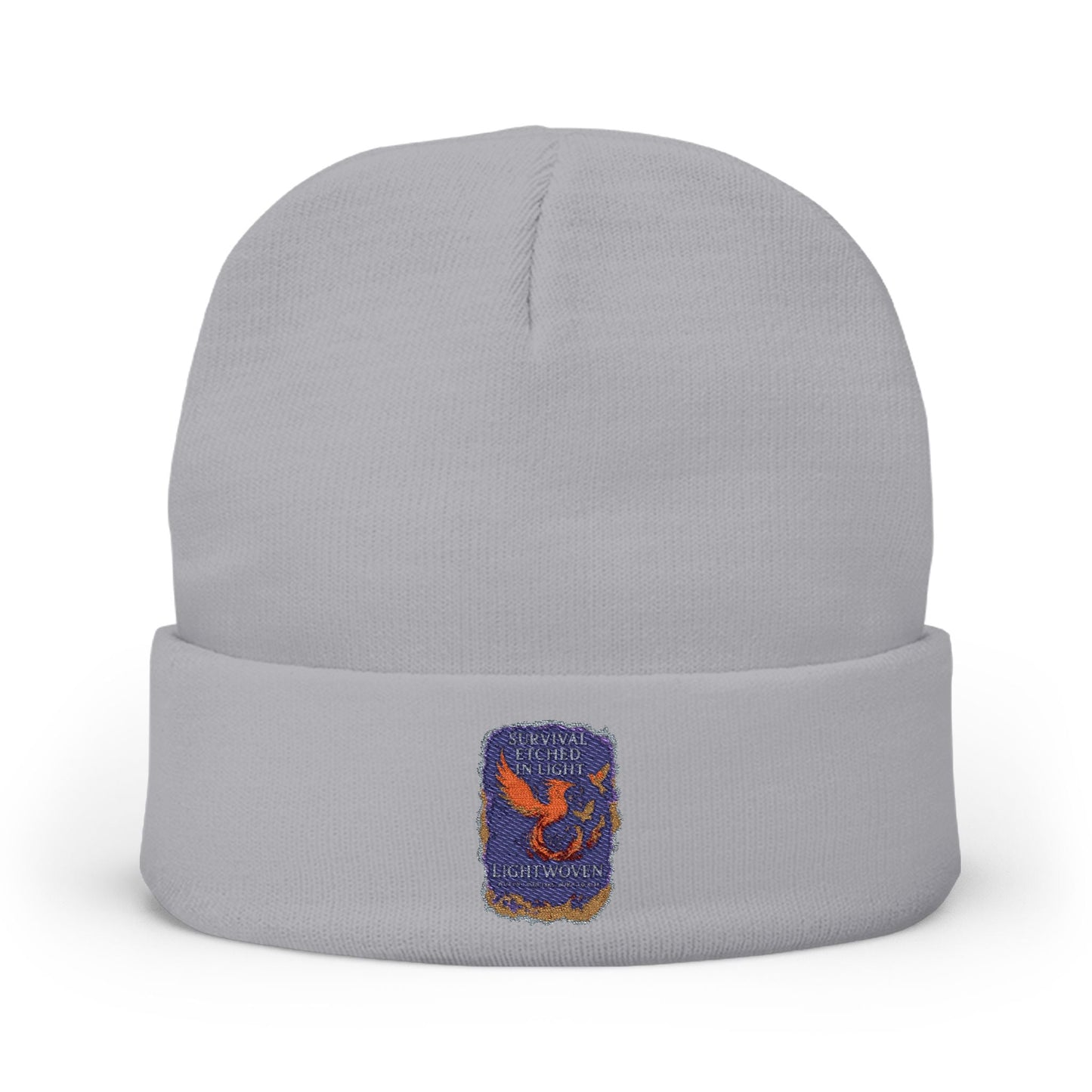 Lightwoven “SurvivalEtched in Light” beanie - Moon Mama Inspired’s Lightwoven