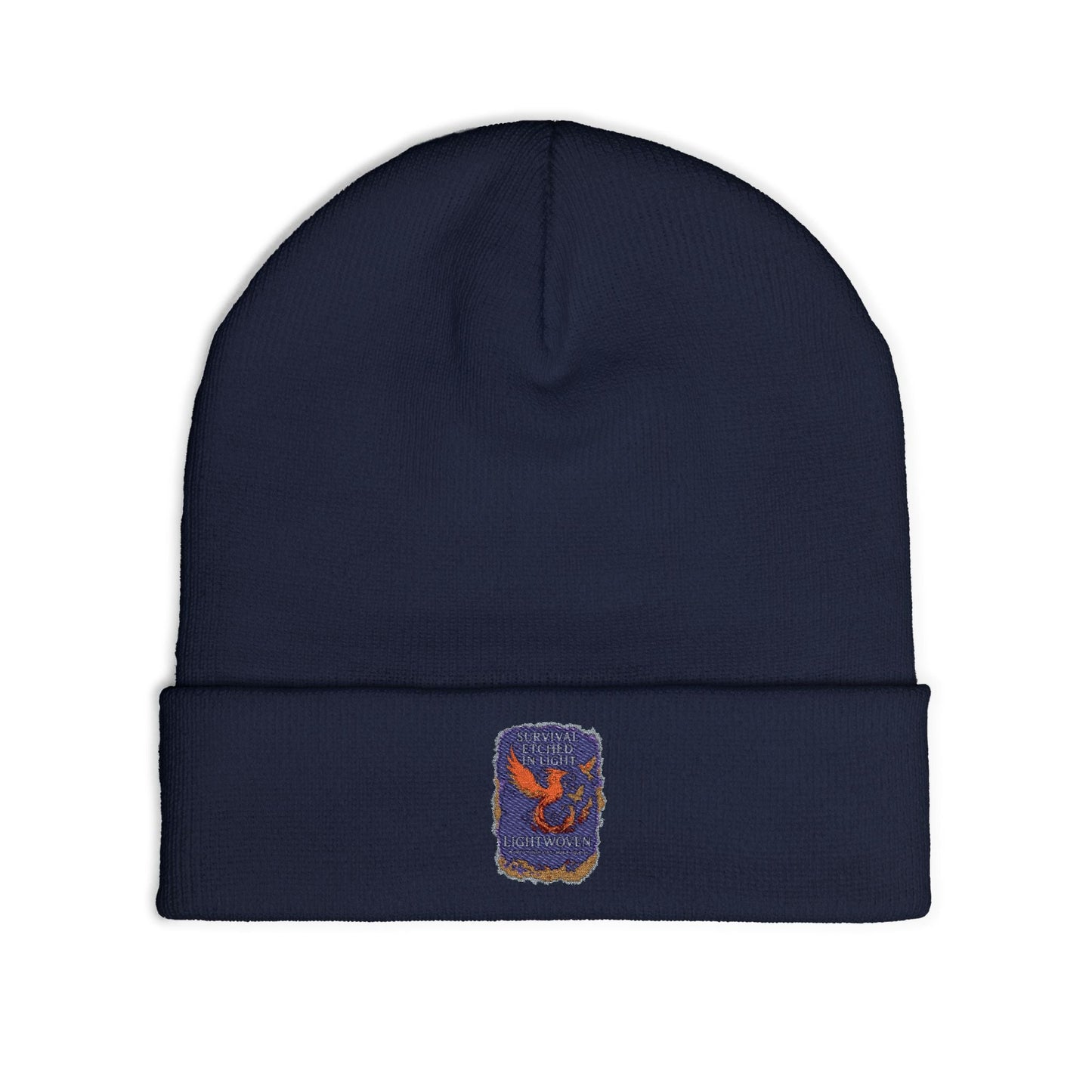 Lightwoven “SurvivalEtched in Light” beanie - Moon Mama Inspired’s Lightwoven