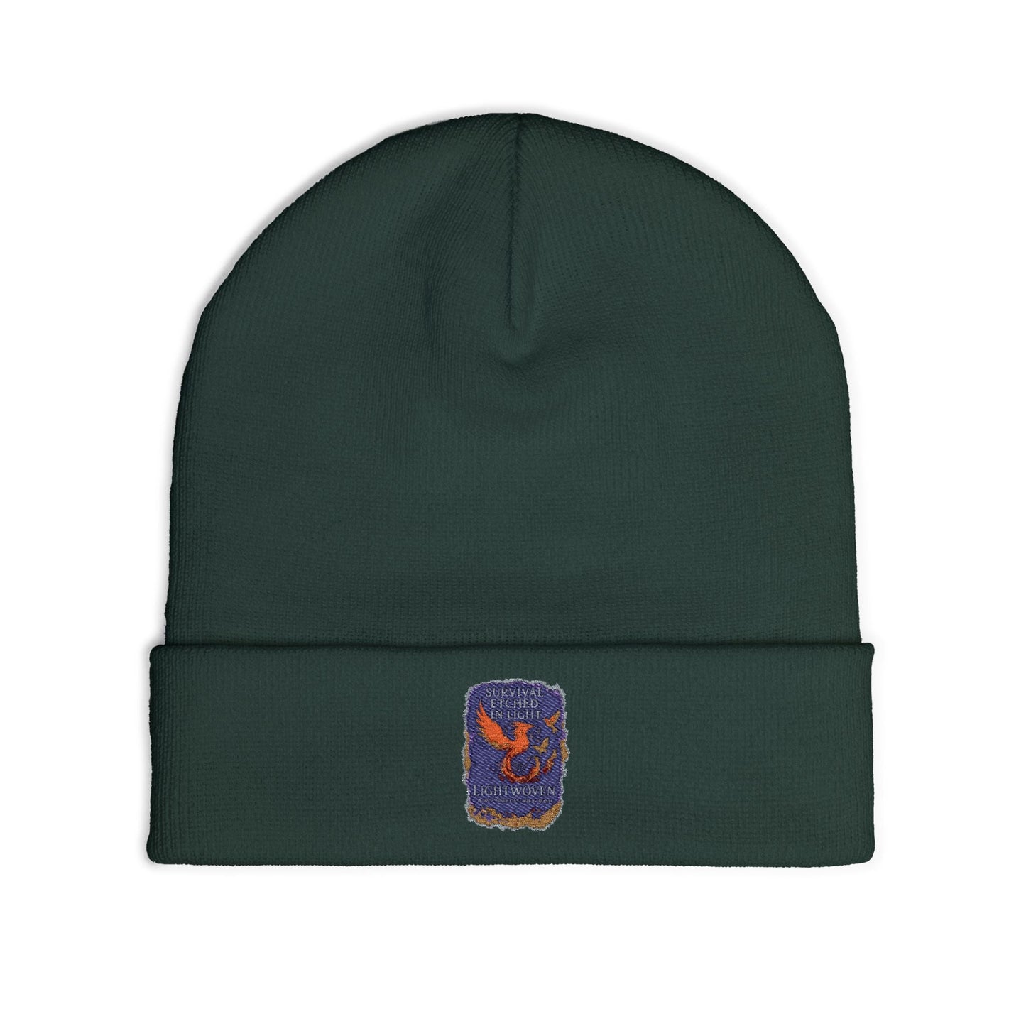 Lightwoven “SurvivalEtched in Light” beanie - Moon Mama Inspired’s Lightwoven