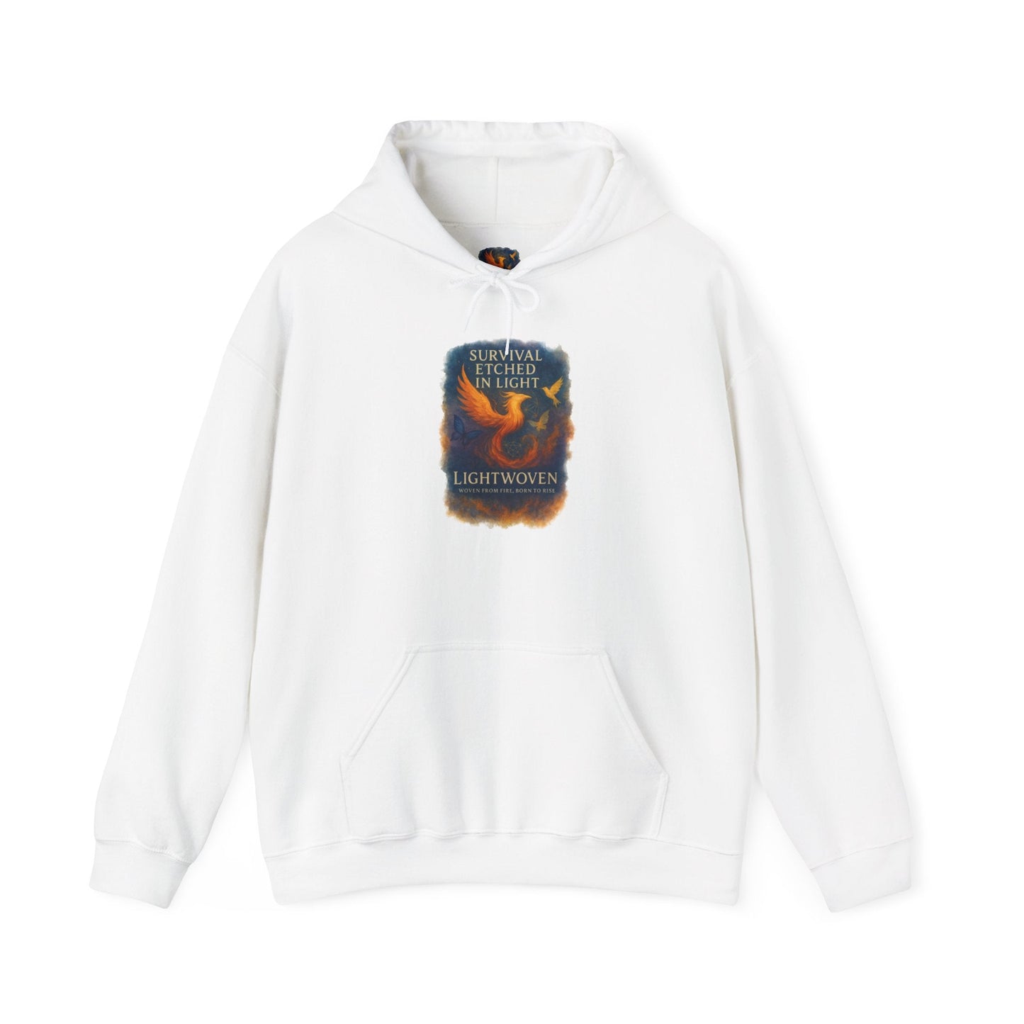 Survival Etched in Light Hoodie - Moon Mama Inspired’s Lightwoven