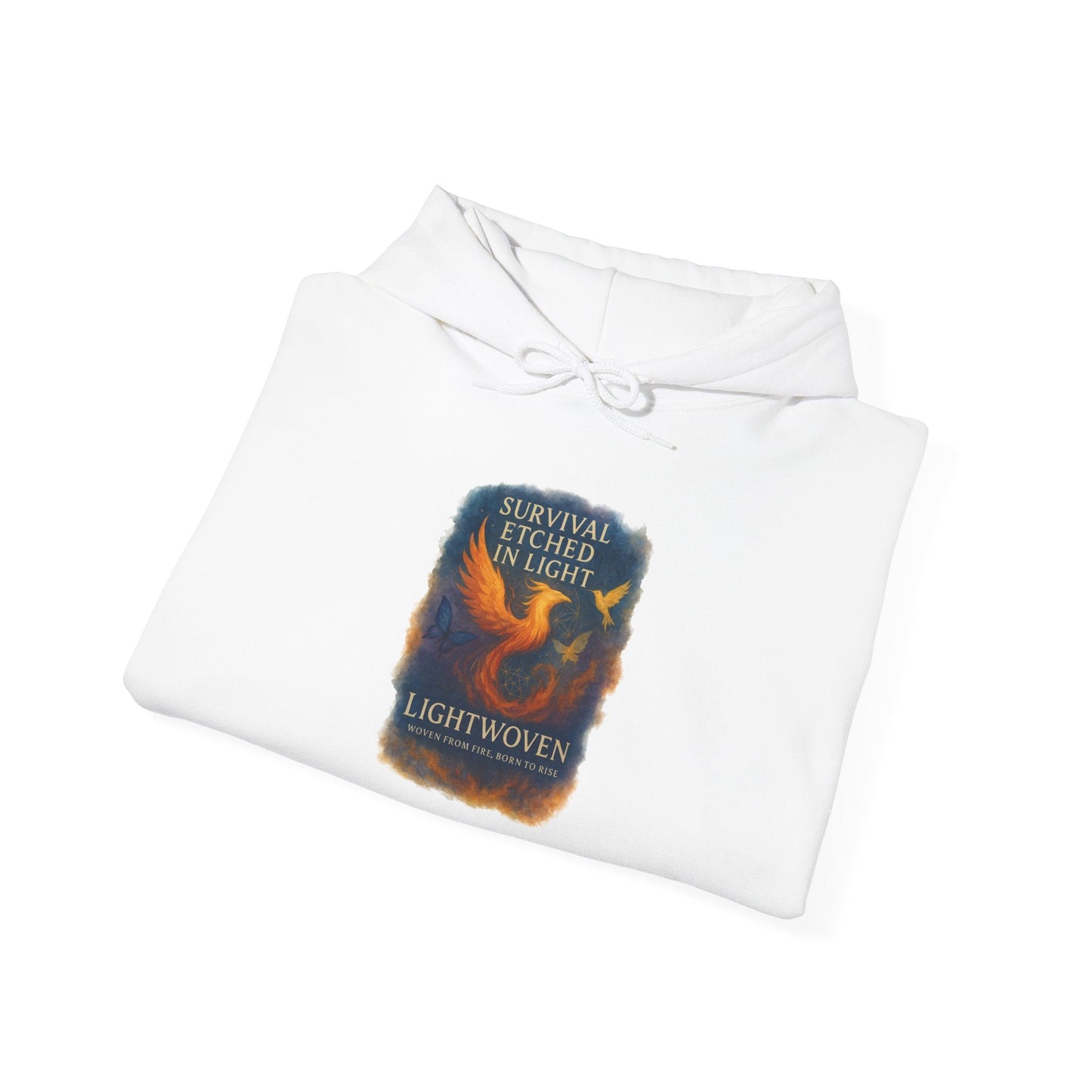 Survival Etched in Light Hoodie - Moon Mama Inspired’s Lightwoven