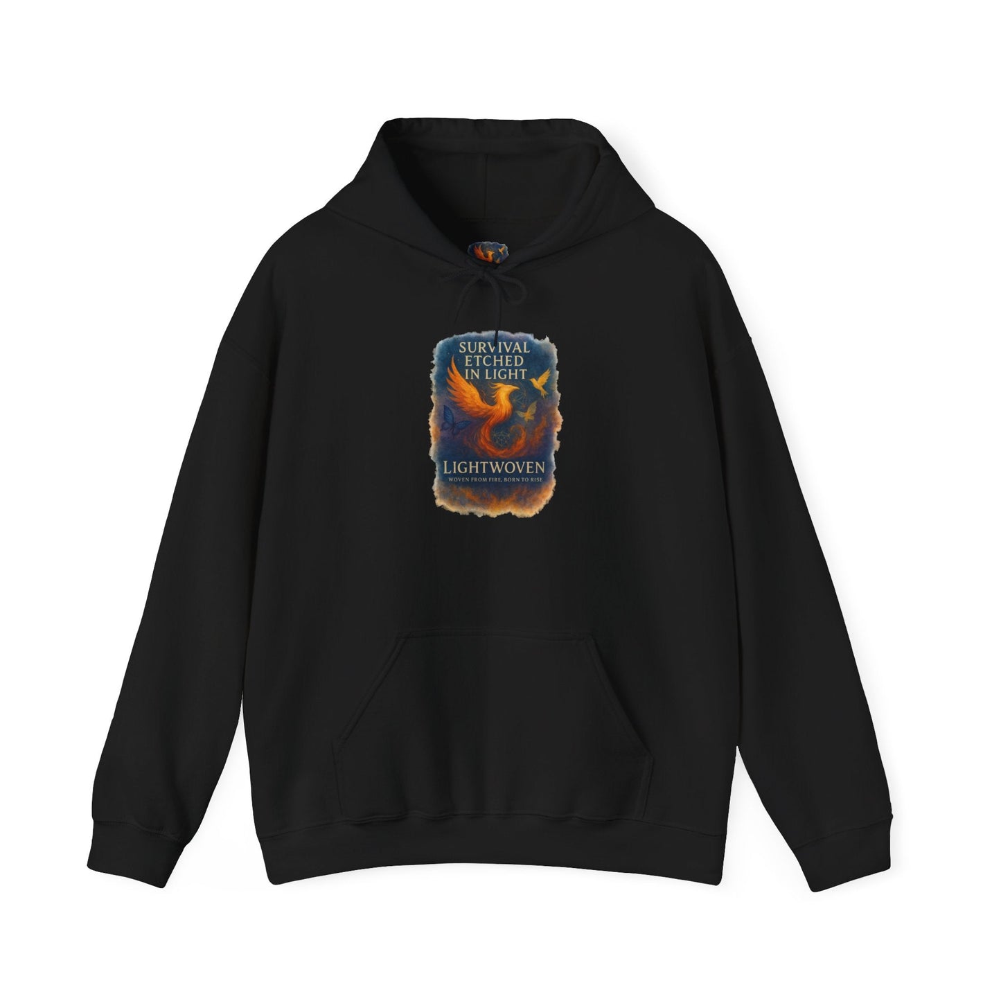Survival Etched in Light Hoodie - Moon Mama Inspired’s Lightwoven