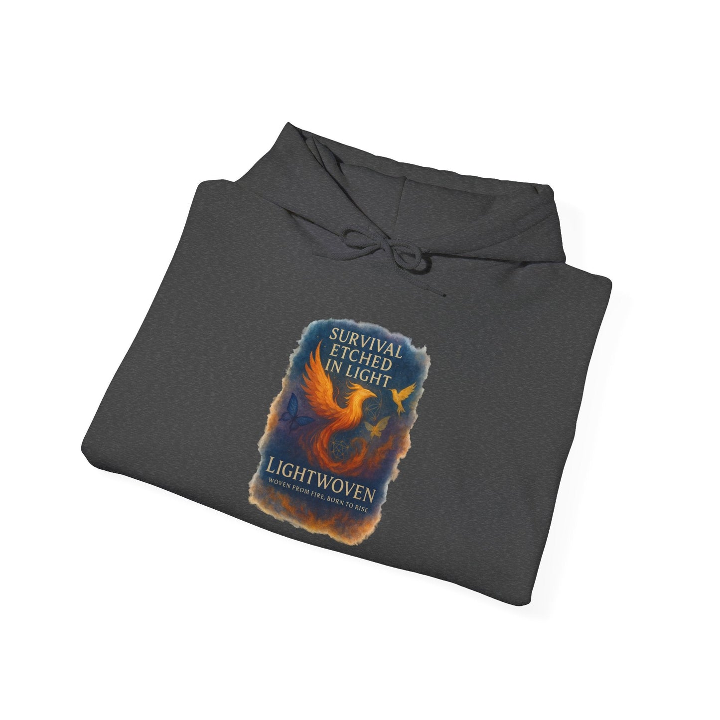 Survival Etched in Light Hoodie - Moon Mama Inspired’s Lightwoven
