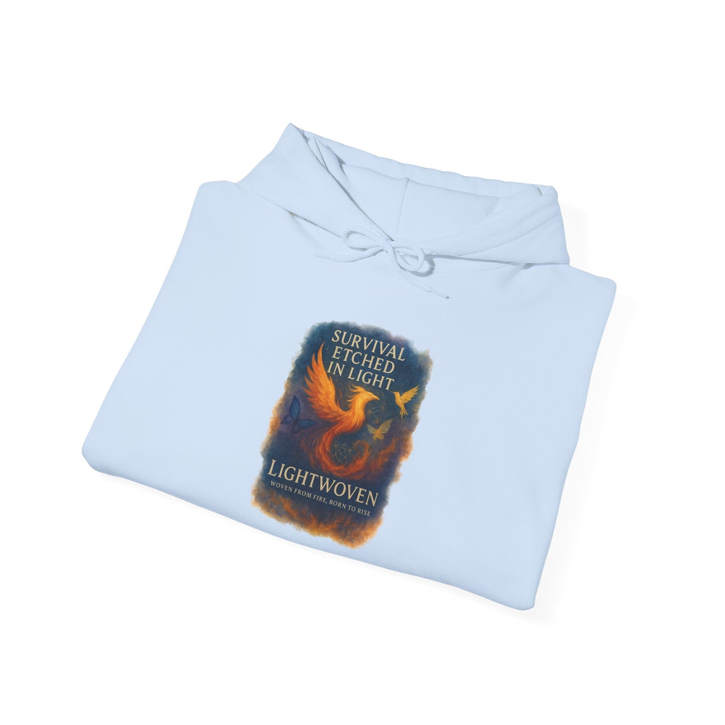 Survival Etched in Light Hoodie - Moon Mama Inspired’s Lightwoven