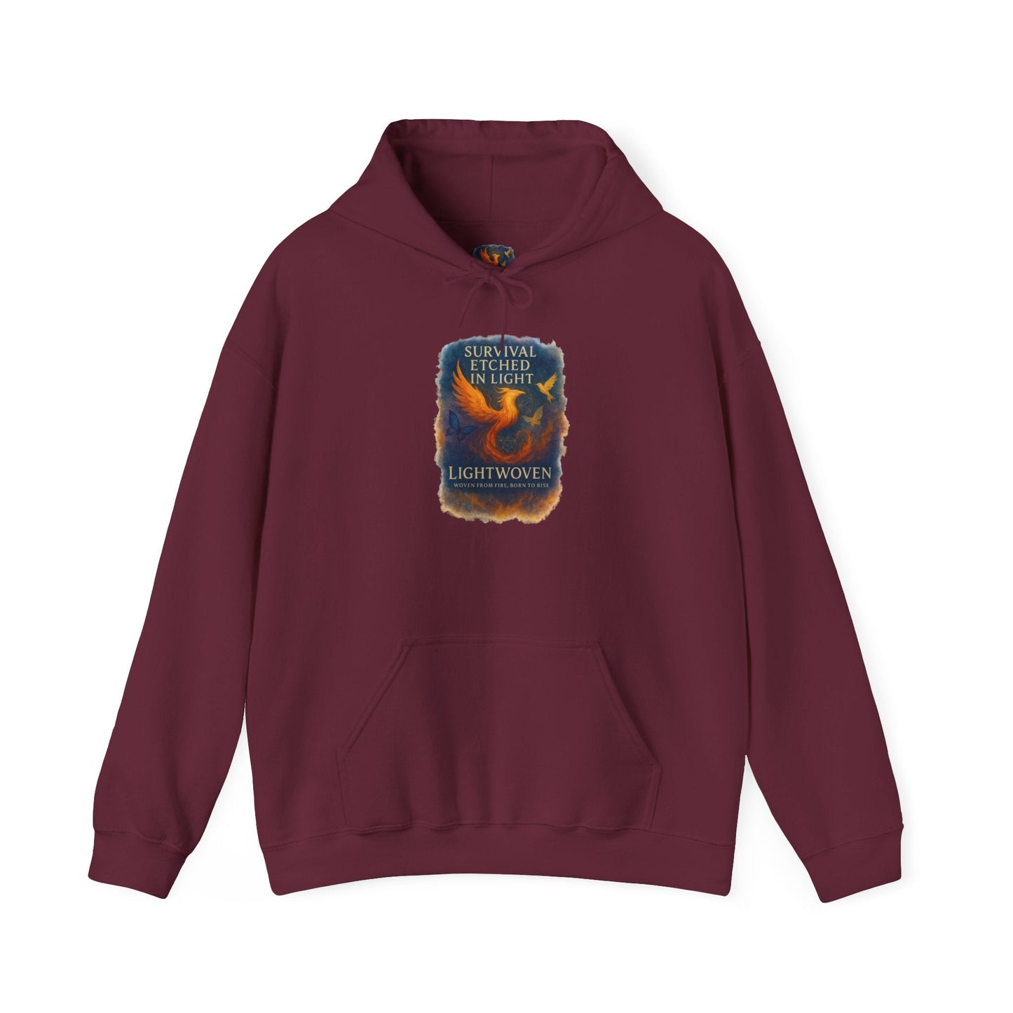 Survival Etched in Light Hoodie - Moon Mama Inspired’s Lightwoven