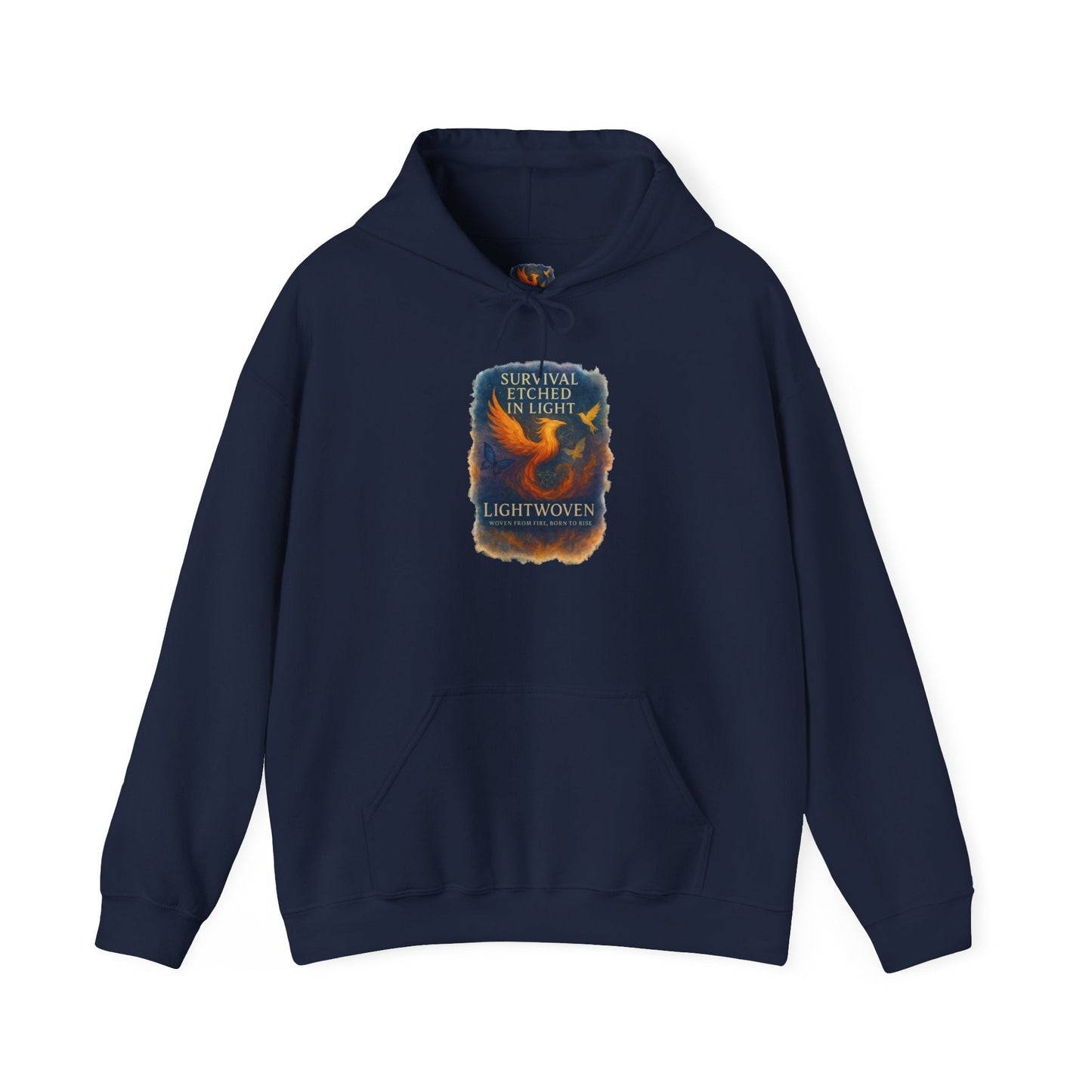 Survival Etched in Light Hoodie - Moon Mama Inspired’s Lightwoven