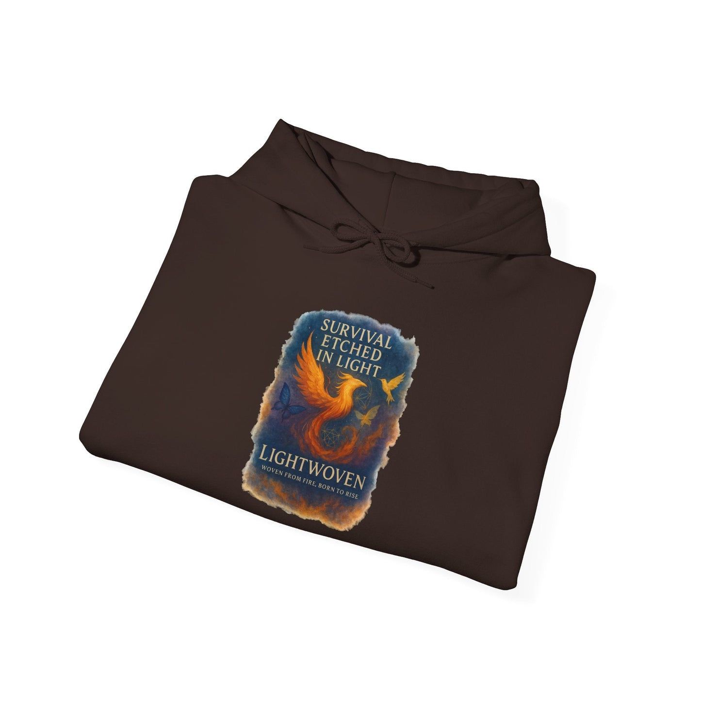 Survival Etched in Light Hoodie - Moon Mama Inspired’s Lightwoven