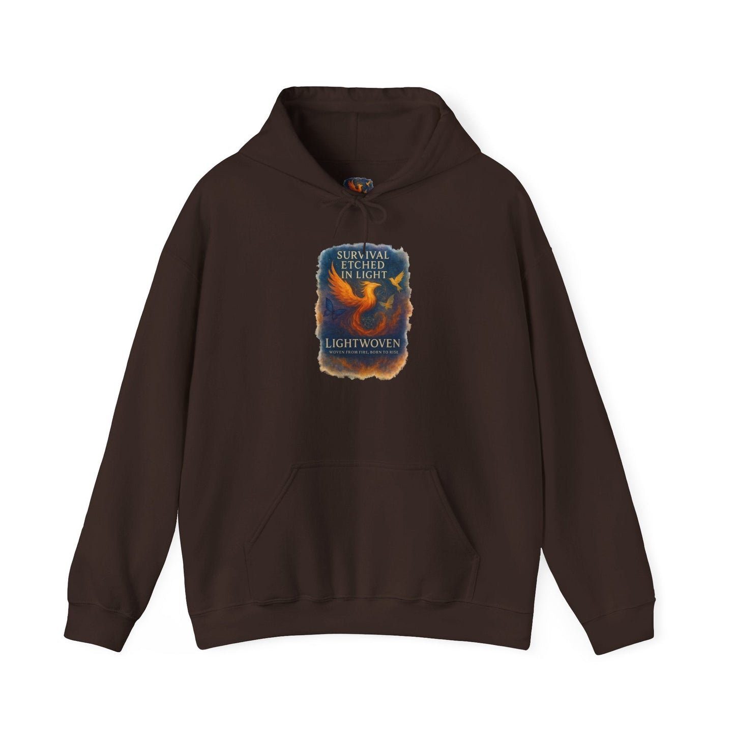 Survival Etched in Light Hoodie - Moon Mama Inspired’s Lightwoven