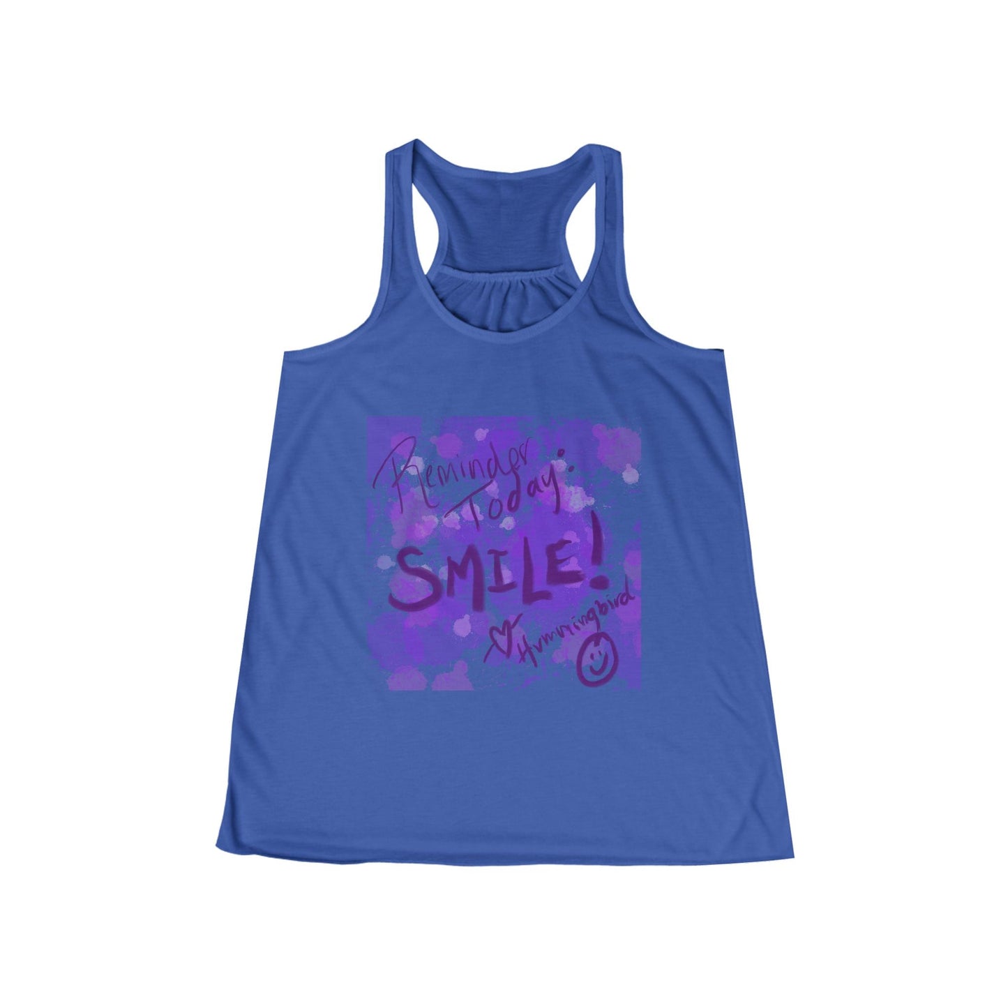 Tank Top Reminder: Smile and may it reach your eyes - Moon Mama Inspired’s Lightwoven
