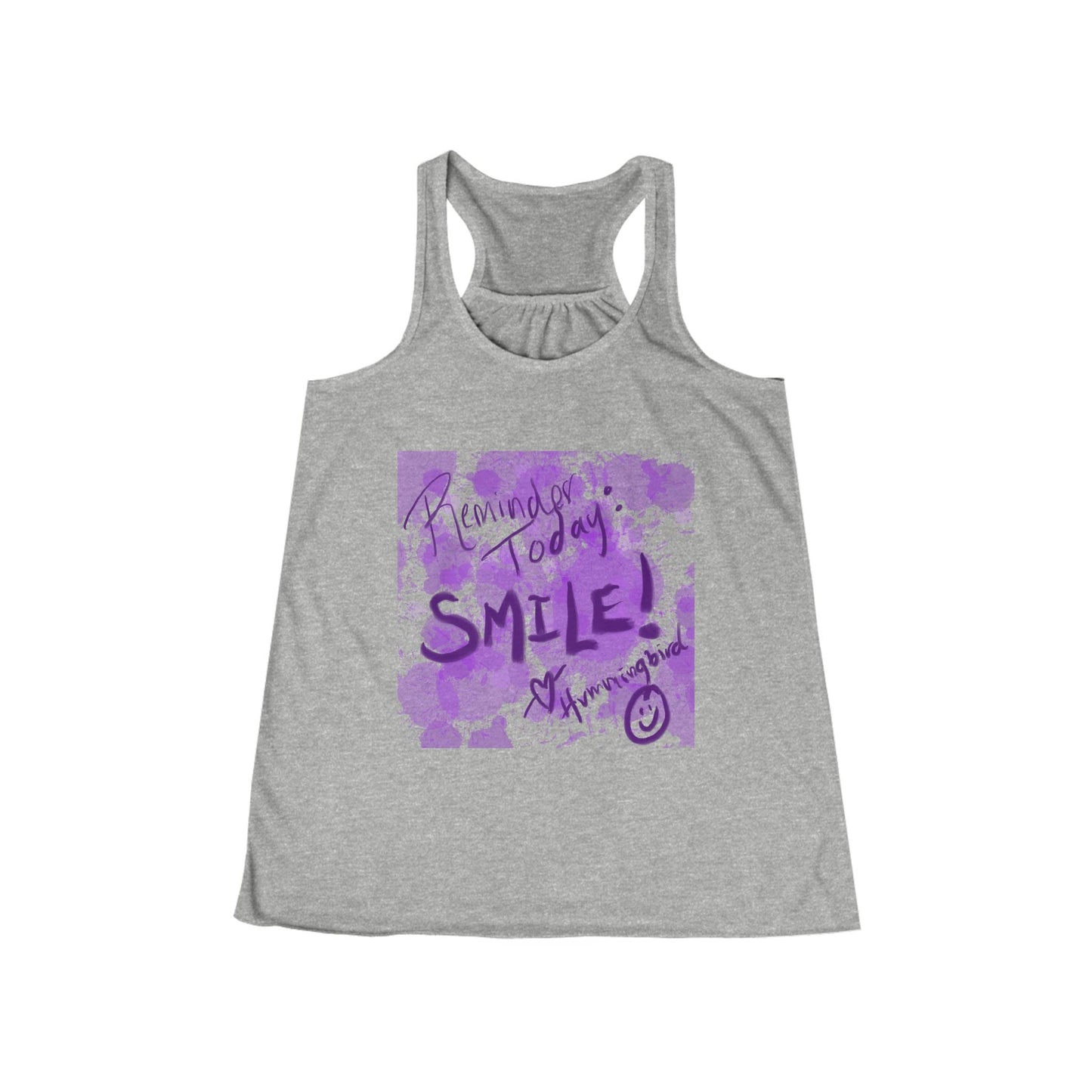 Tank Top Reminder: Smile and may it reach your eyes - Moon Mama Inspired’s Lightwoven