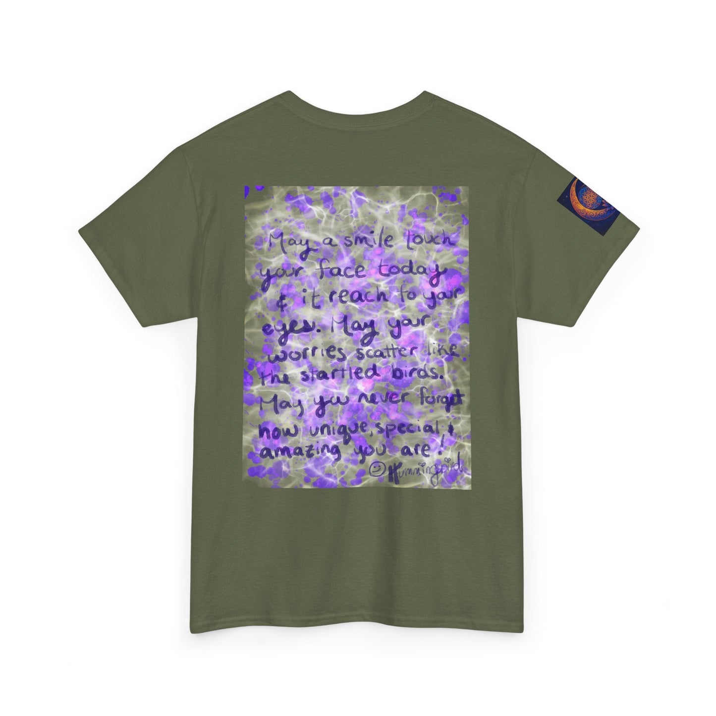 Tee Reminder Today Smile Unique Amazing Special Love Hummingbird - Moon Mama Inspired’s Lightwoven