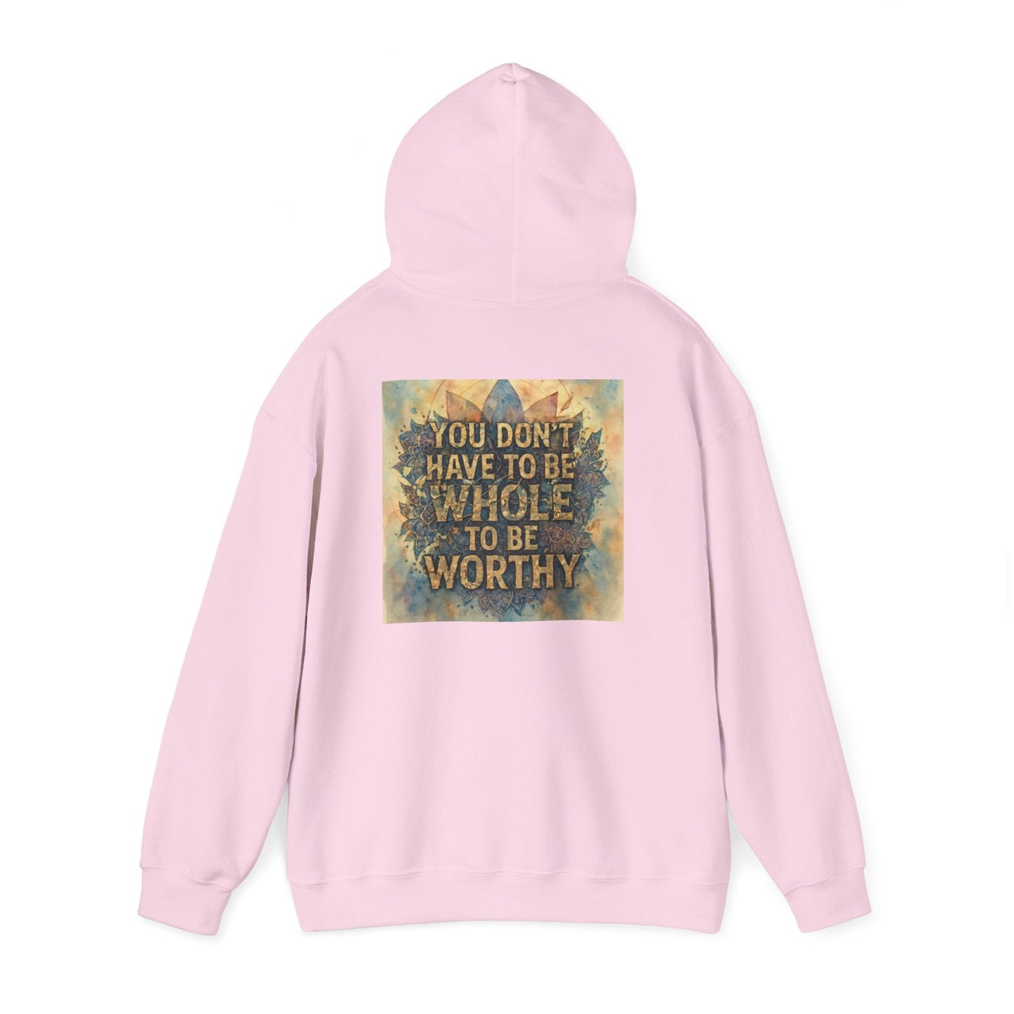 Worthy & Rising Hoodie - Resilience Empowerment Sweatshirt - Moon Mama Inspired’s Lightwoven