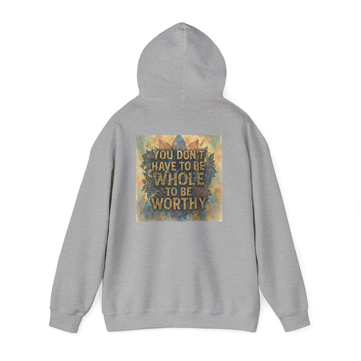 Worthy & Rising Hoodie - Resilience Empowerment Sweatshirt - Moon Mama Inspired’s Lightwoven