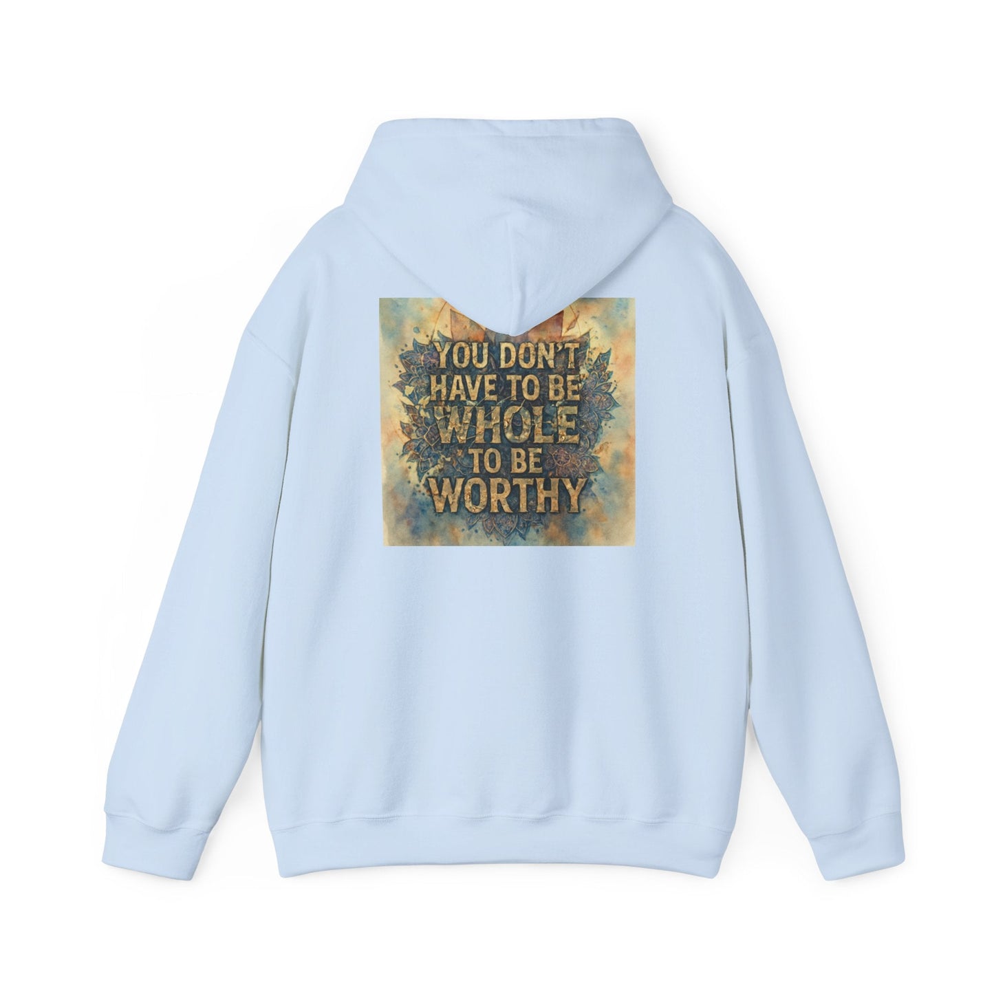 Worthy & Rising Hoodie - Resilience Empowerment Sweatshirt - Moon Mama Inspired’s Lightwoven
