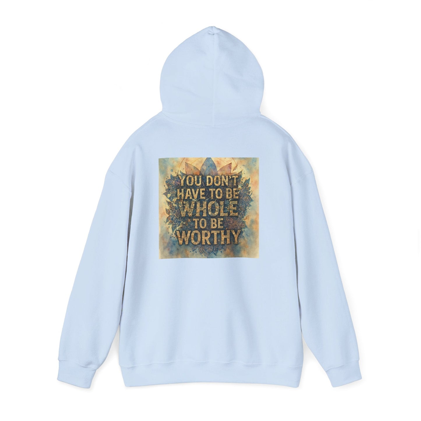 Worthy & Rising Hoodie - Resilience Empowerment Sweatshirt - Moon Mama Inspired’s Lightwoven