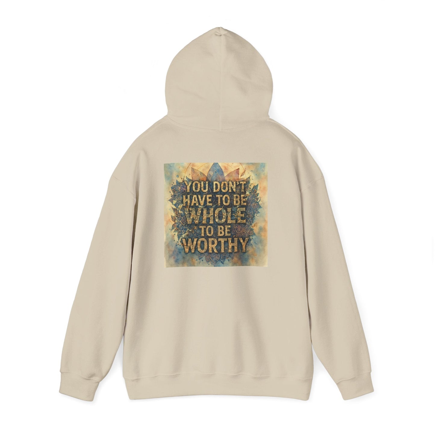 Worthy & Rising Hoodie - Resilience Empowerment Sweatshirt - Moon Mama Inspired’s Lightwoven