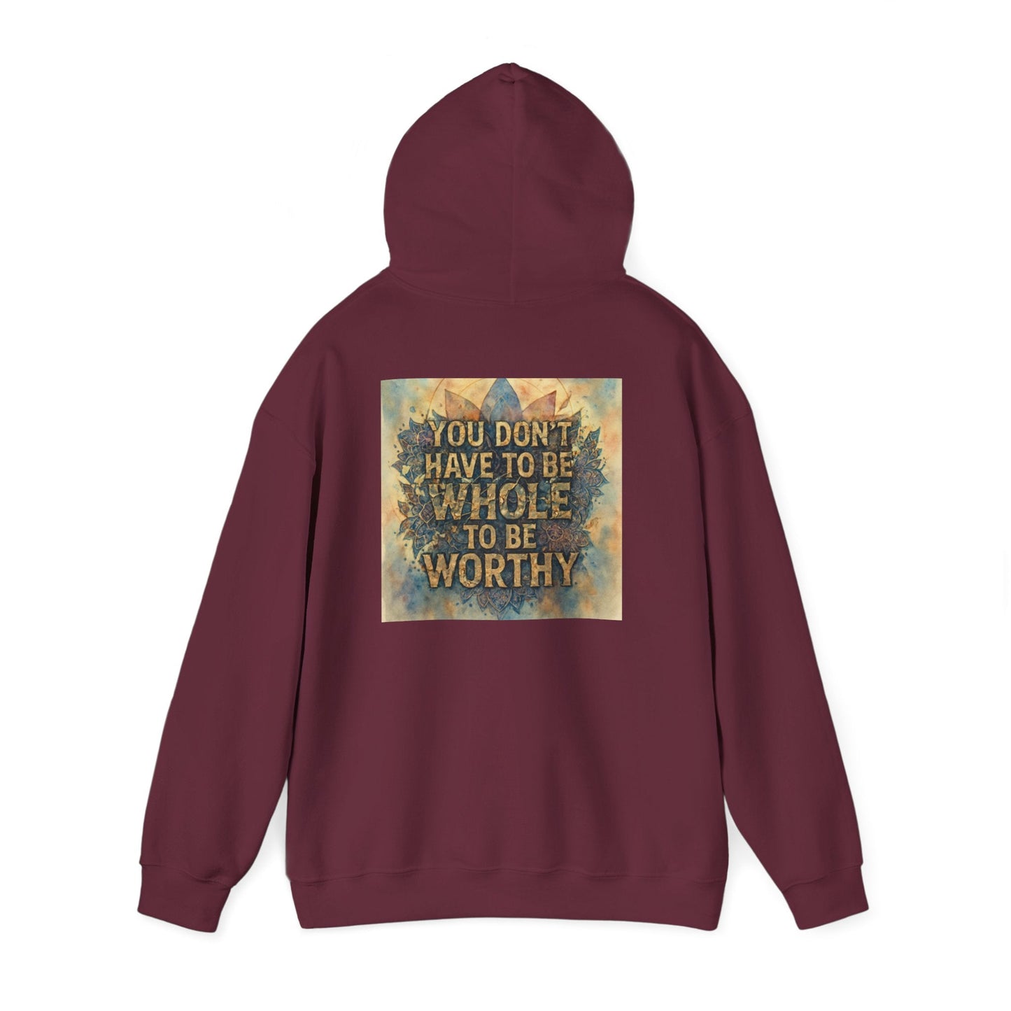 Worthy & Rising Hoodie - Resilience Empowerment Sweatshirt - Moon Mama Inspired’s Lightwoven