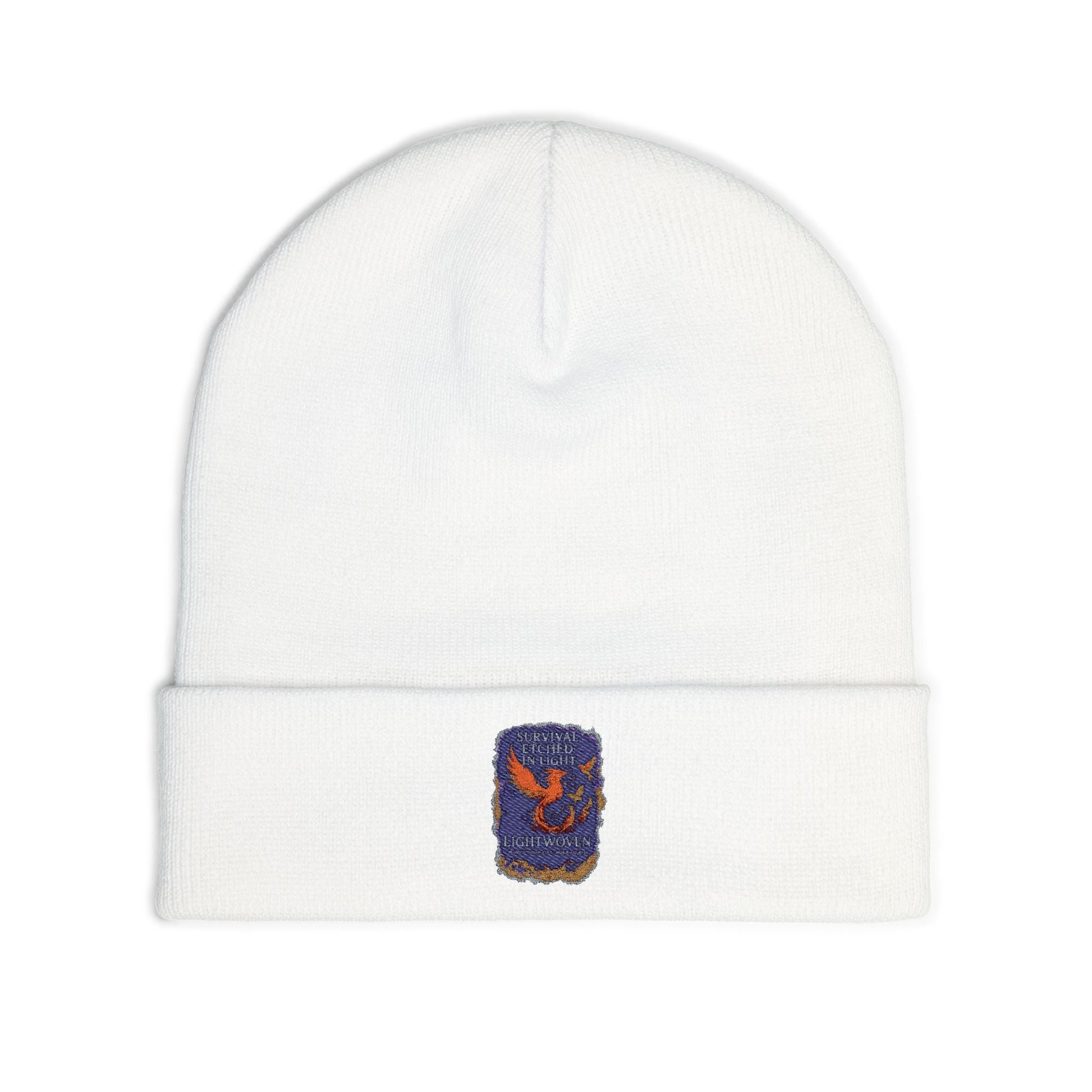 Lightwoven “SurvivalEtched in Light” beanie - Moon Mama Inspired’s Lightwoven
