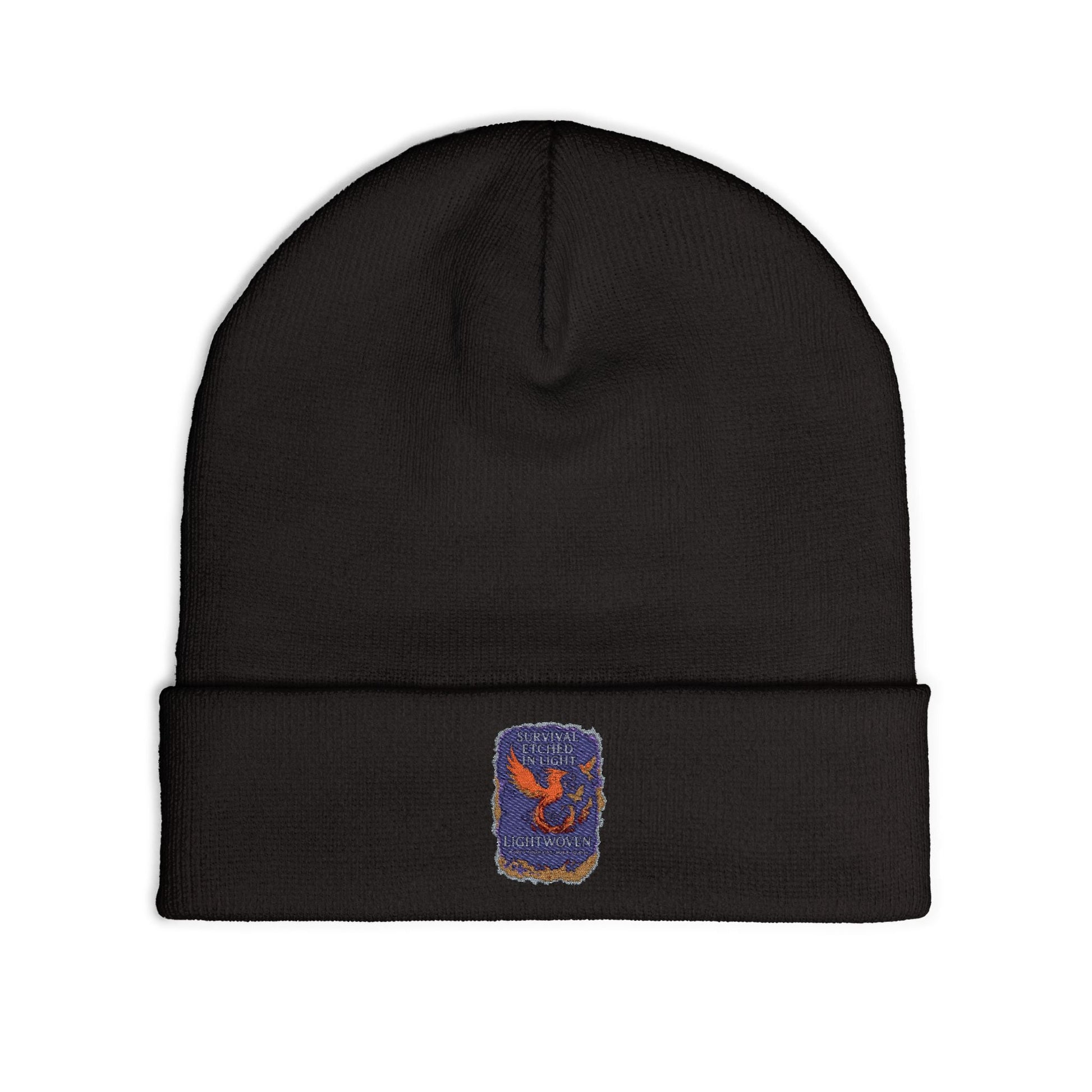 Lightwoven “SurvivalEtched in Light” beanie - Moon Mama Inspired’s Lightwoven