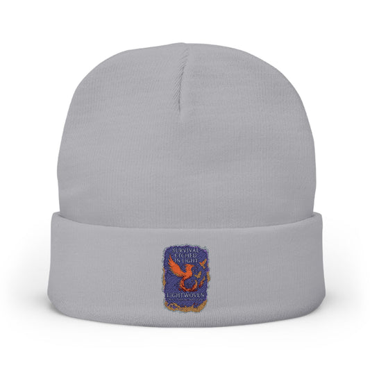 Lightwoven “SurvivalEtched in Light” beanie - Moon Mama Inspired’s Lightwoven