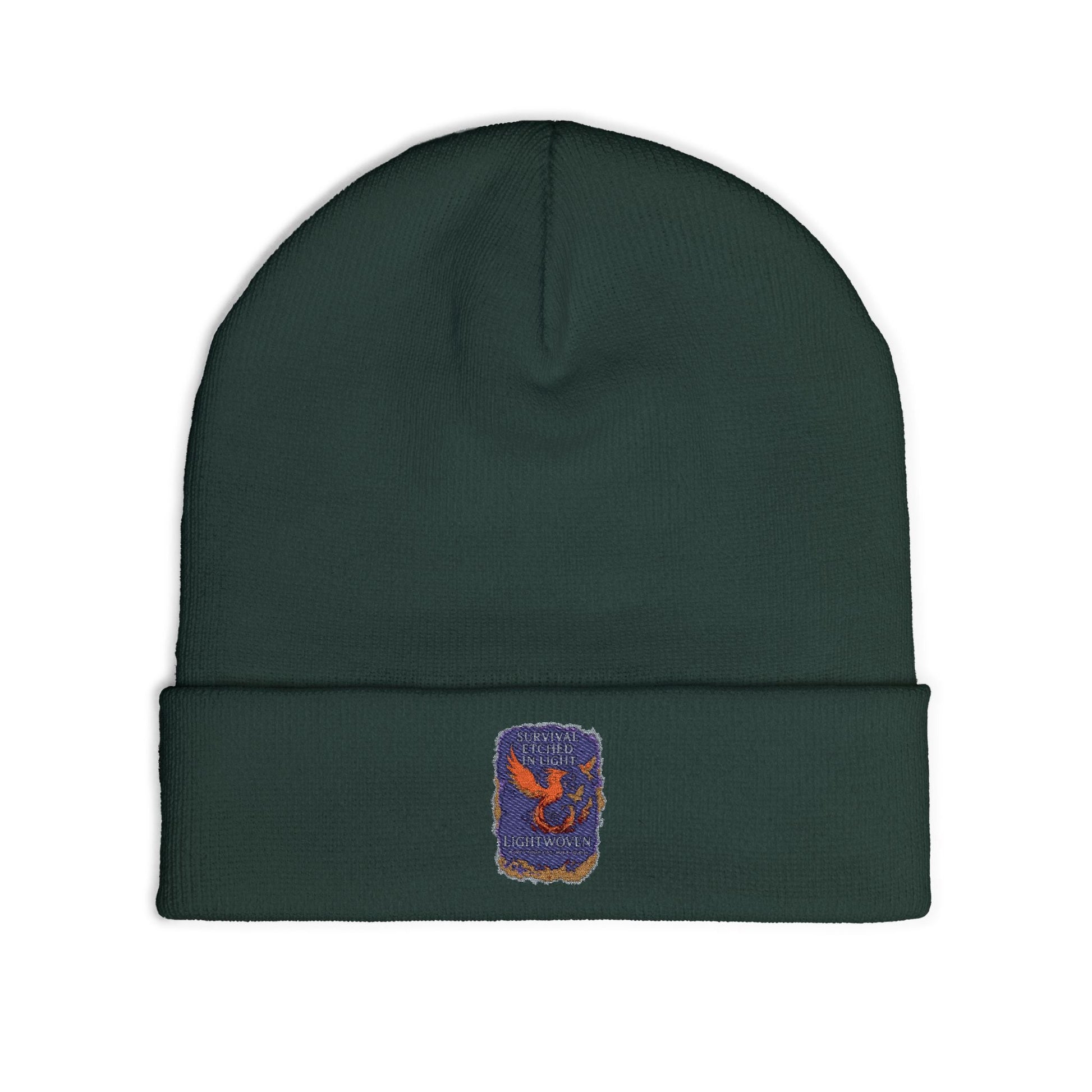 Lightwoven “SurvivalEtched in Light” beanie - Moon Mama Inspired’s Lightwoven