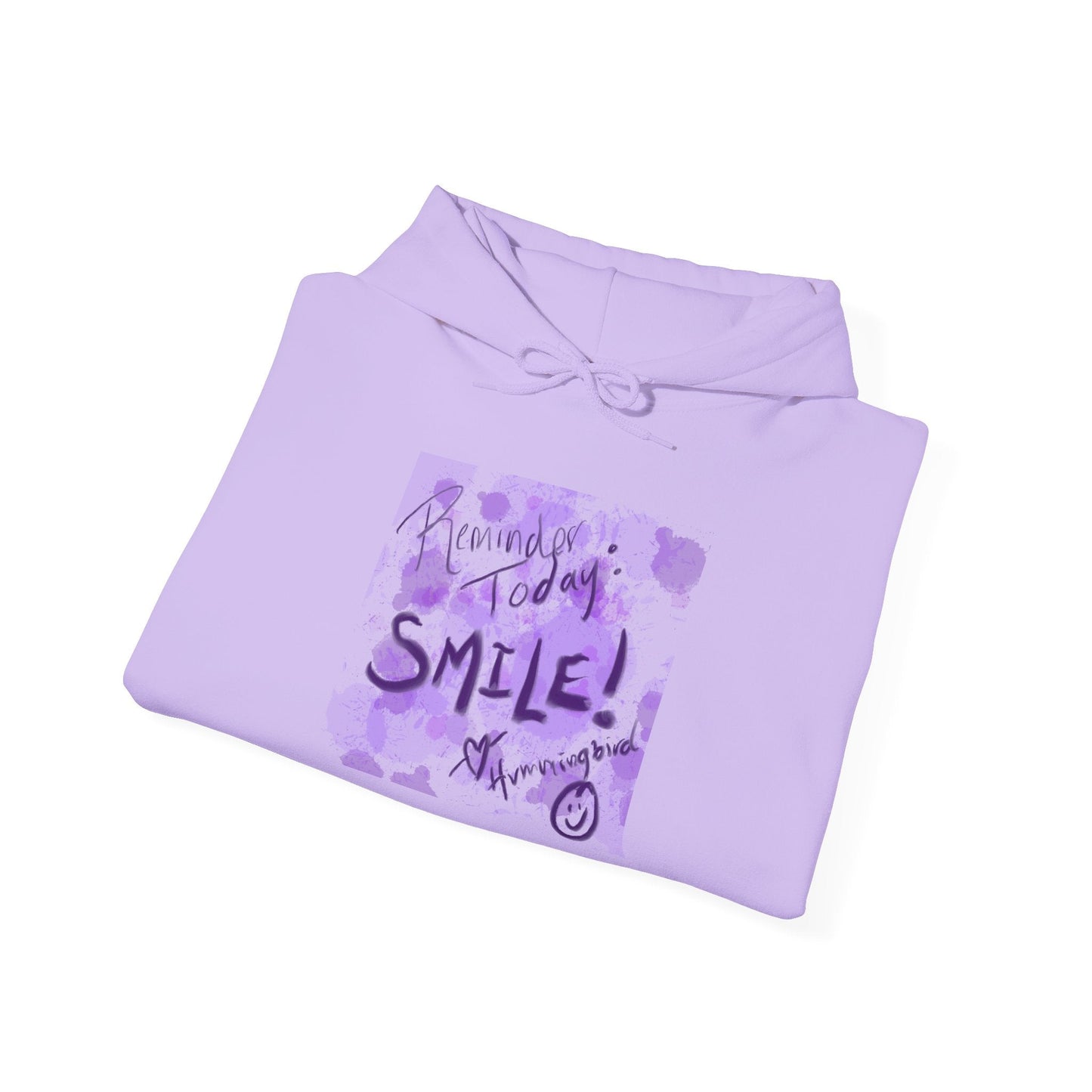 Purple Smile Graphic Hoodie, Unisex Sweatshirt for Comfort & Style, Cozy Gift for Art Lovers, Casual Wear, Spring Essentials - Moon Mama Inspired’s Lightwoven