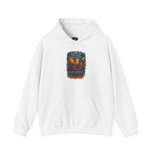 Survival Etched in Light Hoodie - Moon Mama Inspired’s Lightwoven