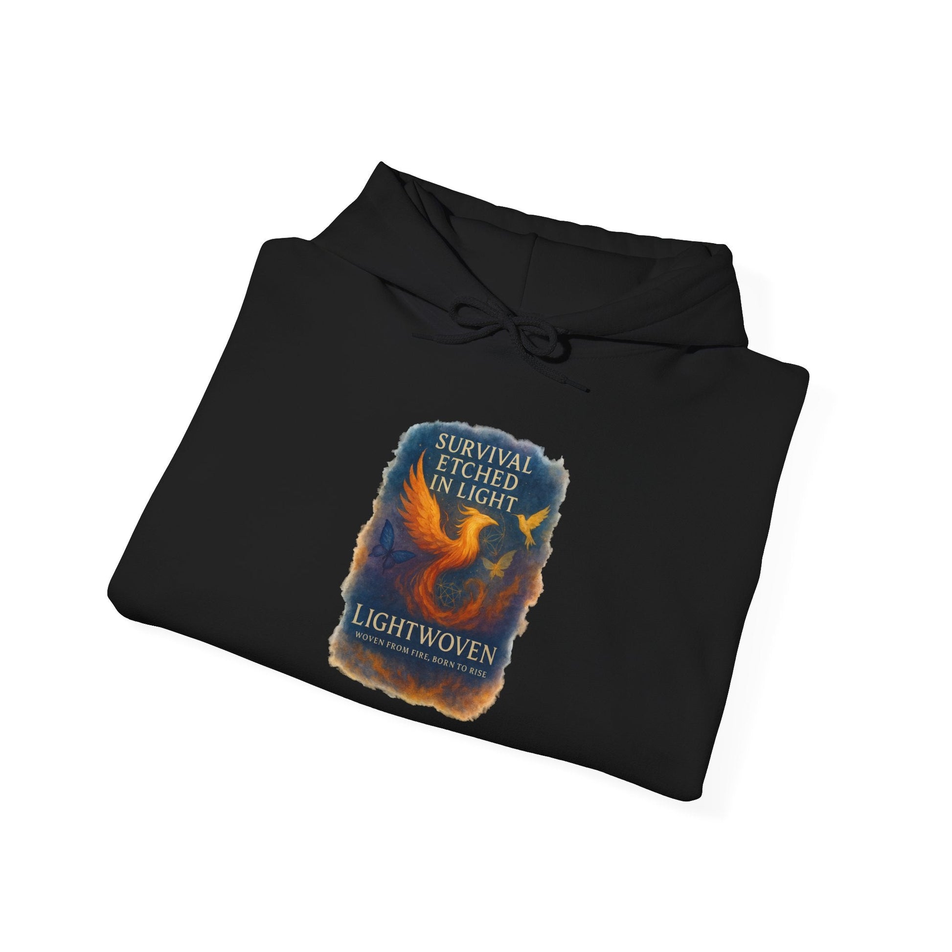 Survival Etched in Light Hoodie - Moon Mama Inspired’s Lightwoven