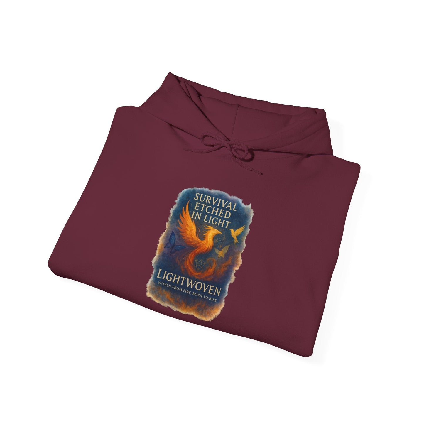 Survival Etched in Light Hoodie - Moon Mama Inspired’s Lightwoven