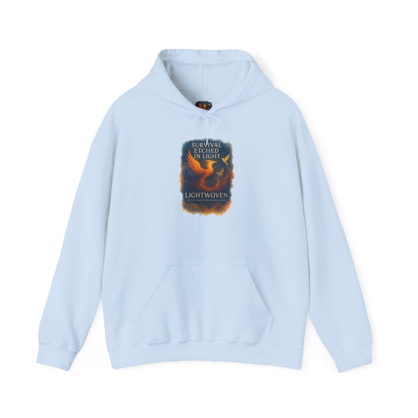 Survival Etched in Light Hoodie - Moon Mama Inspired’s Lightwoven