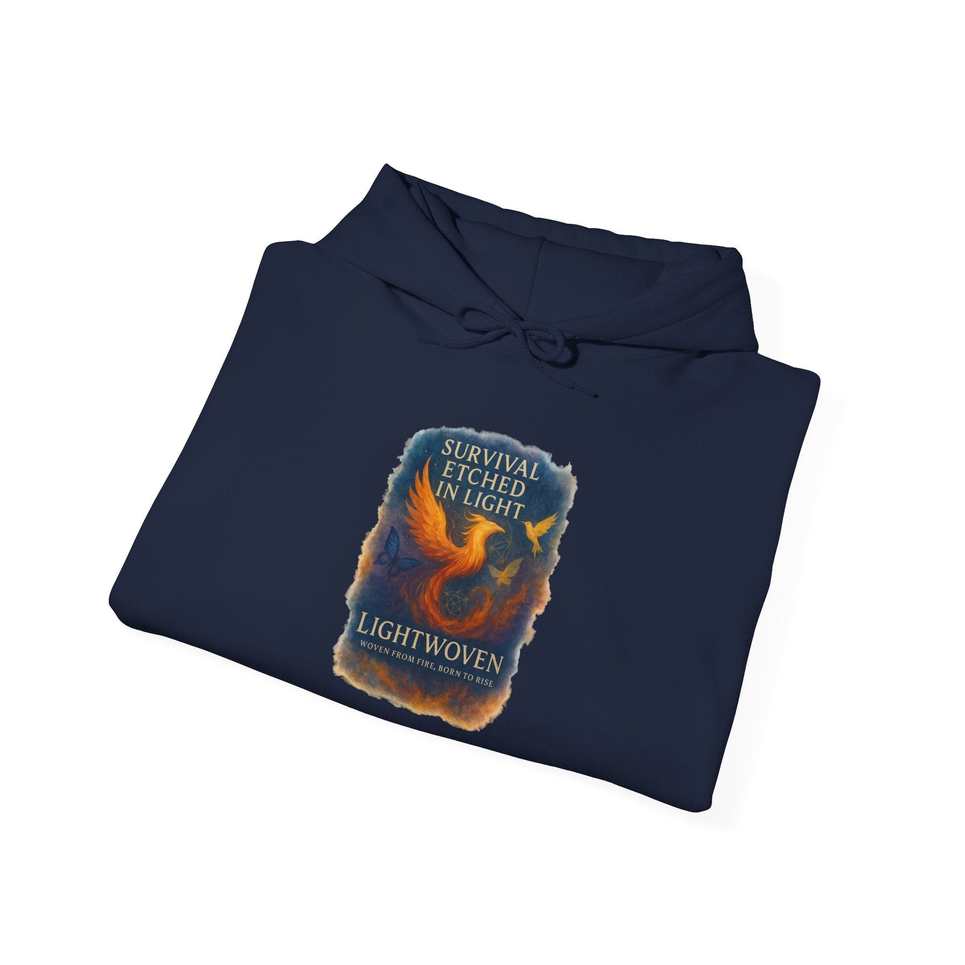Survival Etched in Light Hoodie - Moon Mama Inspired’s Lightwoven