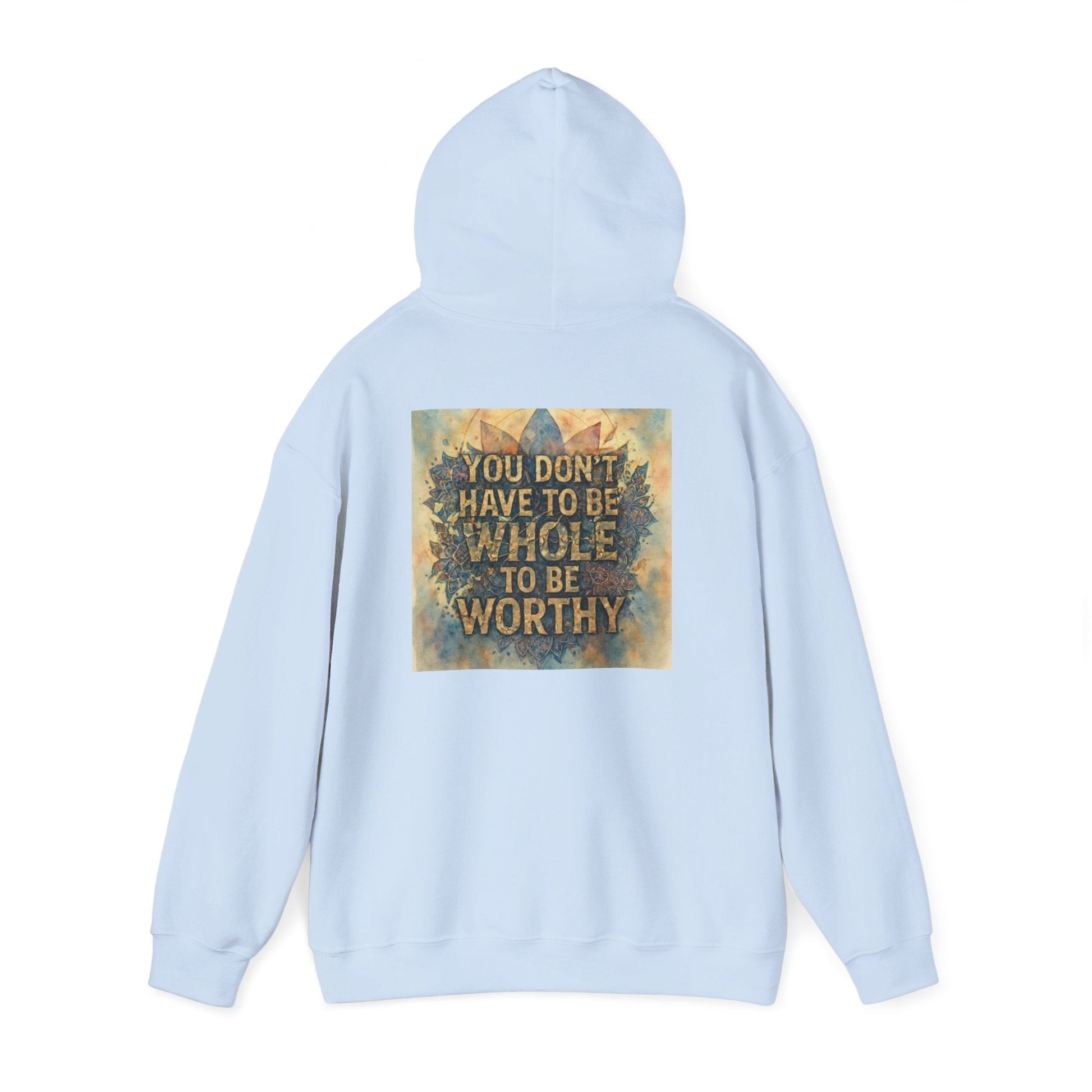 Worthy & Rising Hoodie - Resilience Empowerment Sweatshirt - Moon Mama Inspired’s Lightwoven
