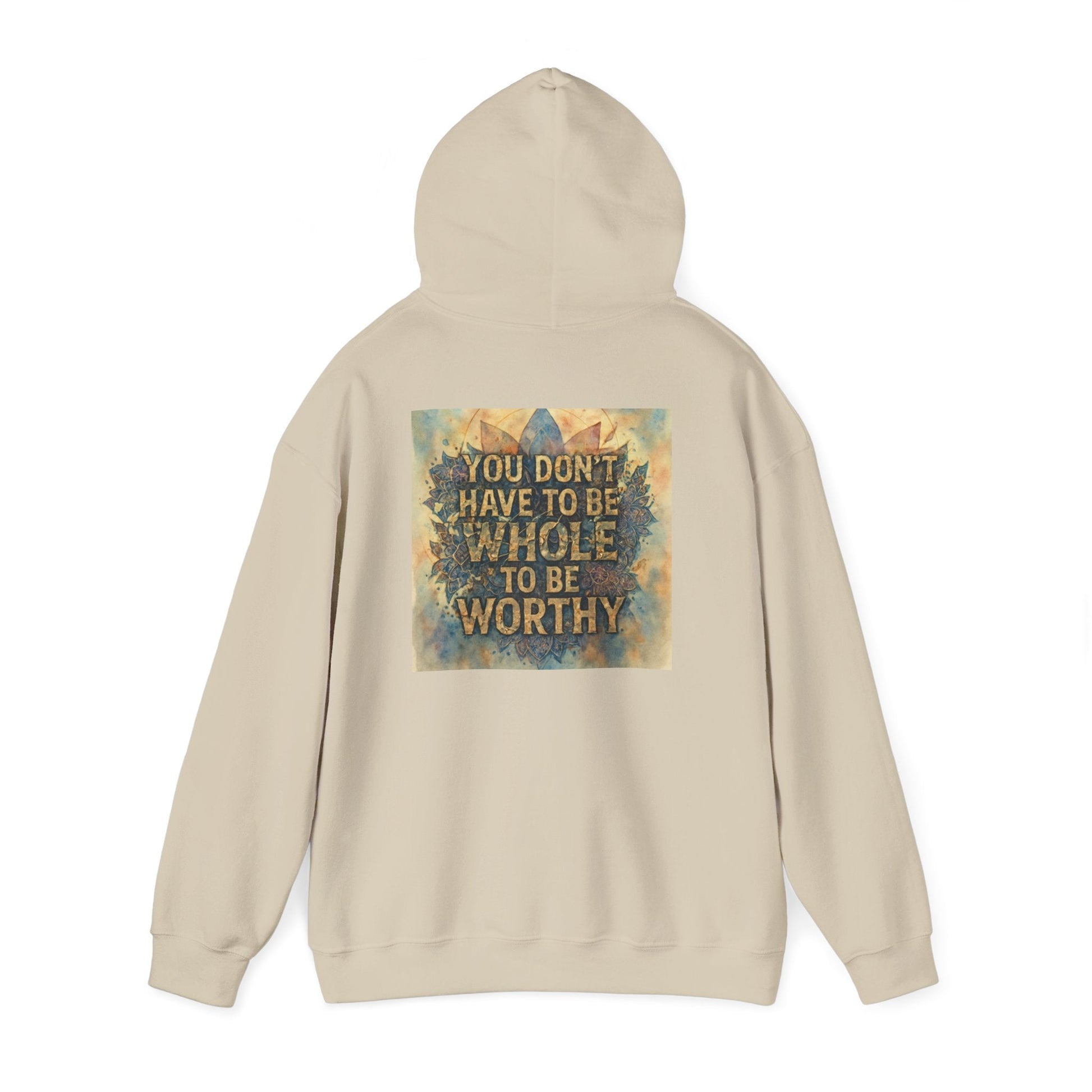 Worthy & Rising Hoodie - Resilience Empowerment Sweatshirt - Moon Mama Inspired’s Lightwoven