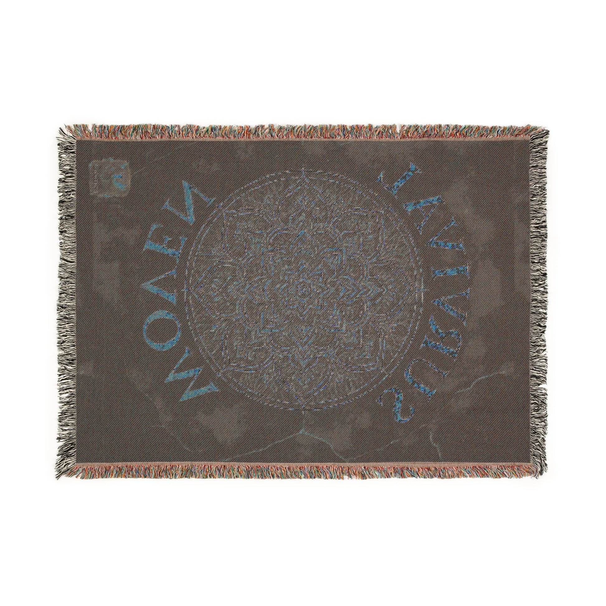 Woven Blanket - Survival Woven Mandala Design - Moon Mama Inspired’s Lightwoven