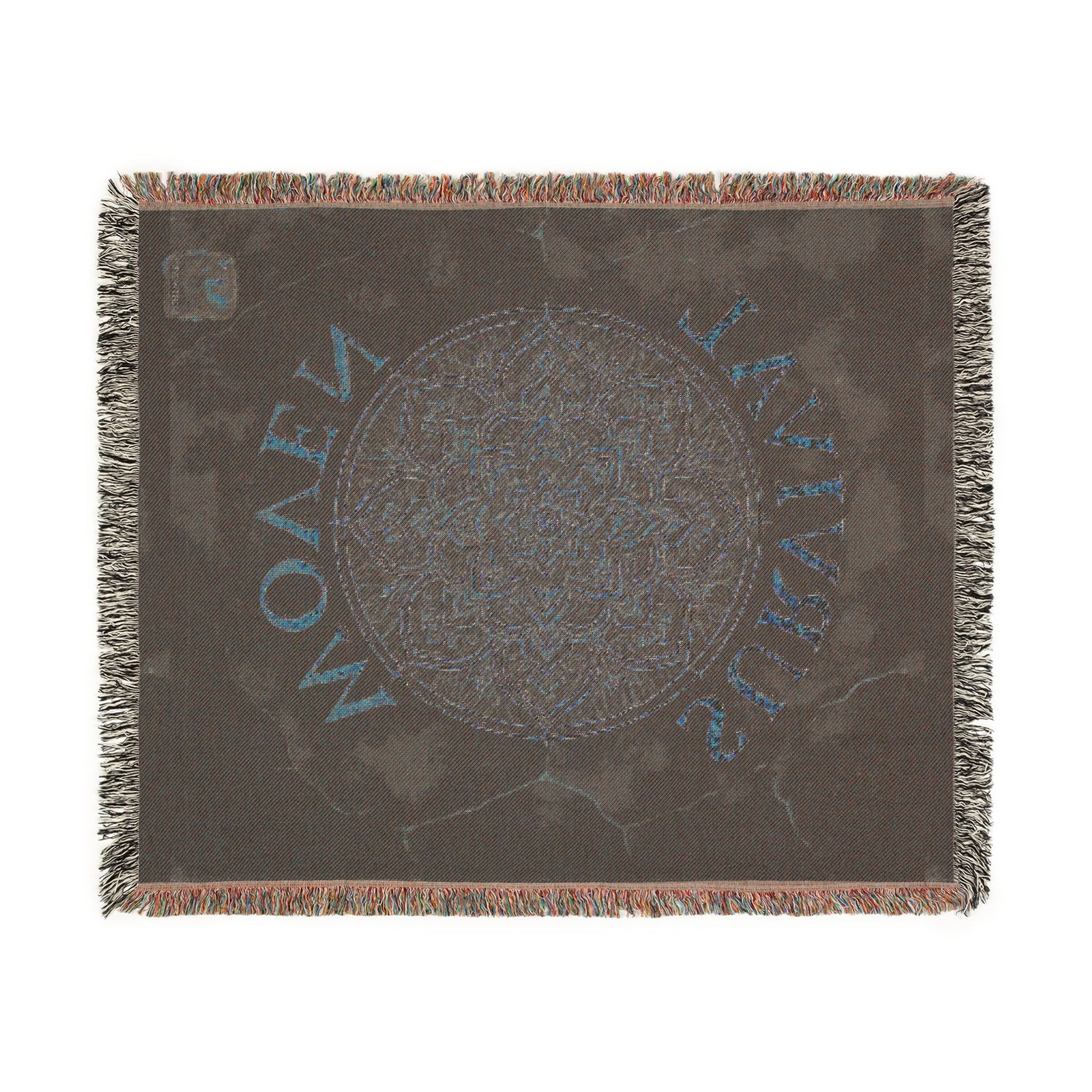 Woven Blanket - Survival Woven Mandala Design - Moon Mama Inspired’s Lightwoven